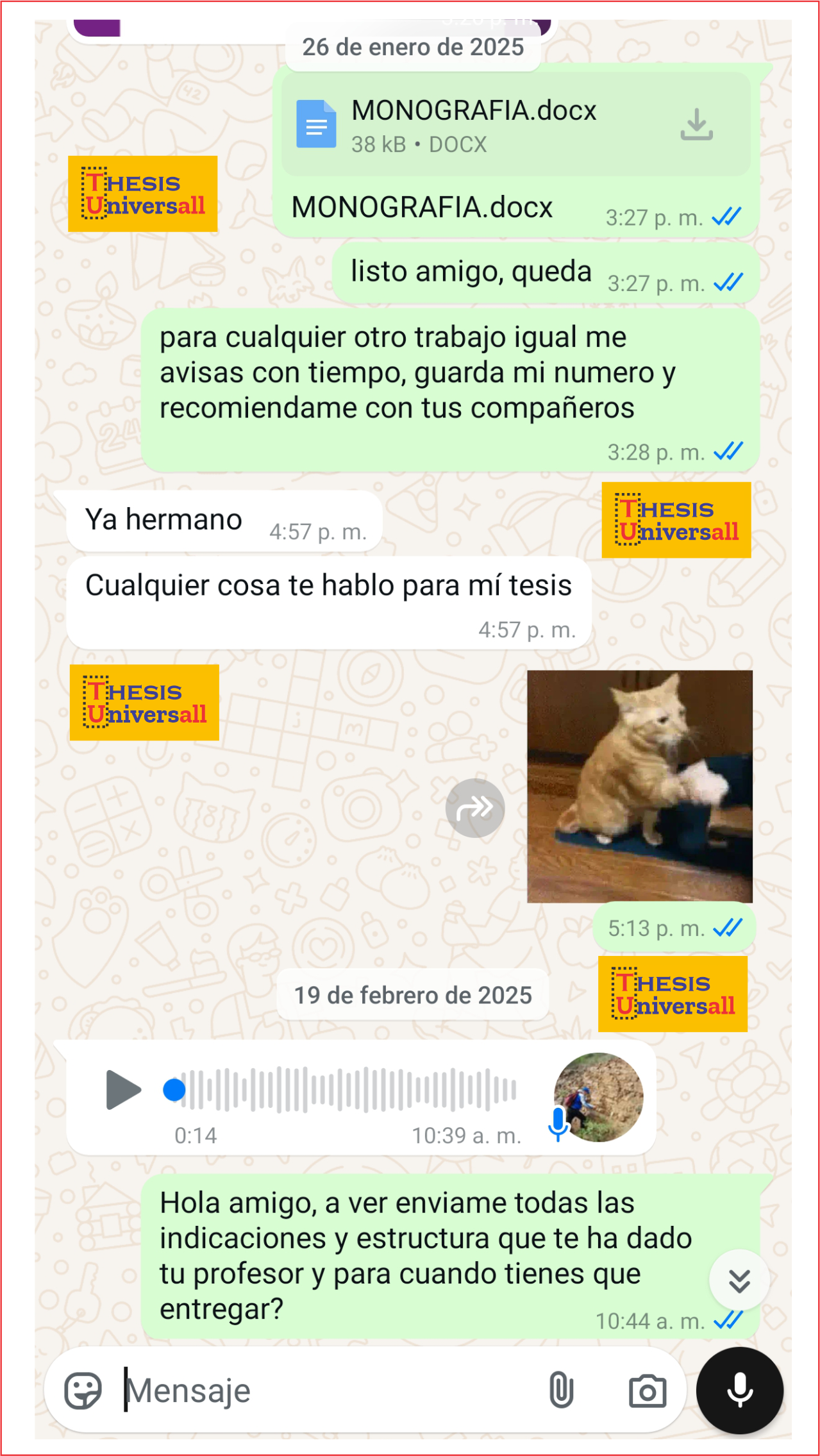 Testimonio de cliente