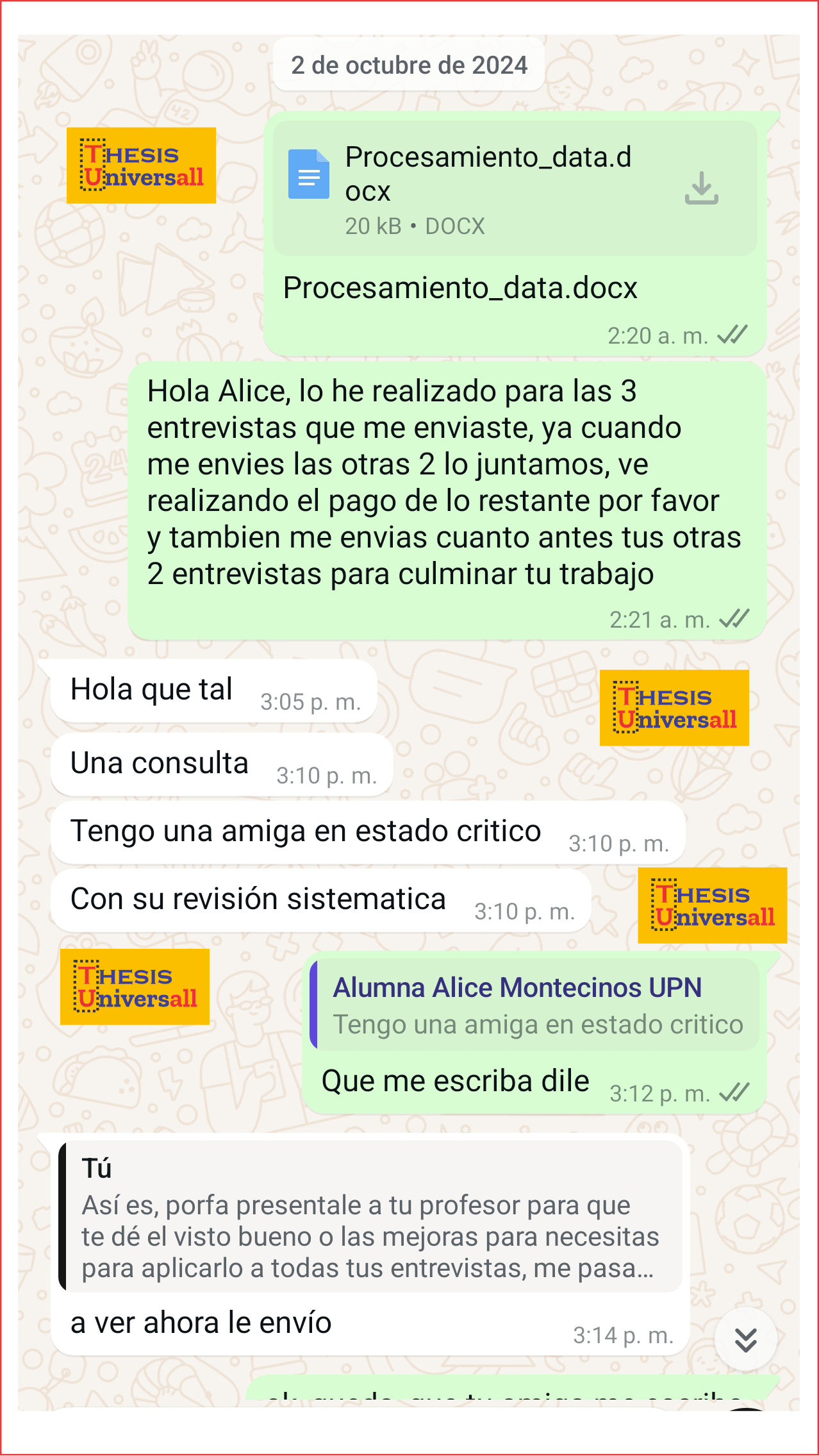 Testimonio de cliente